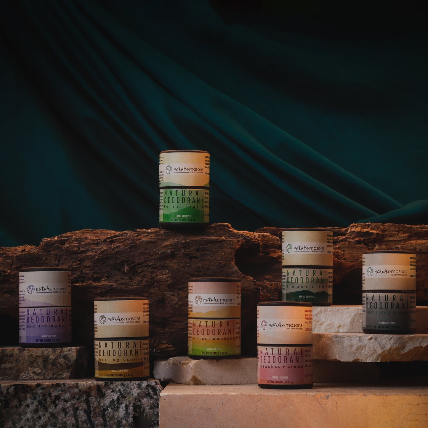 Natural Deodorant - Trial pack of 7