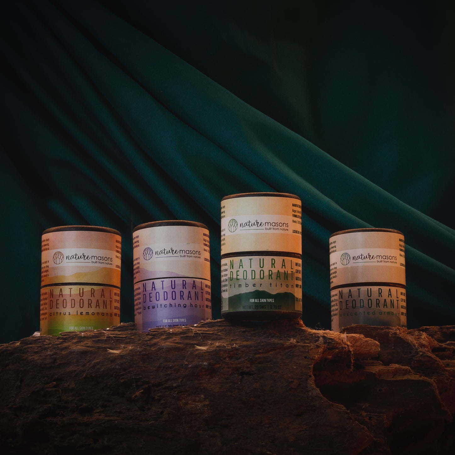 Natural Deodorant - Essential Oil Set (Trial pack of 4)