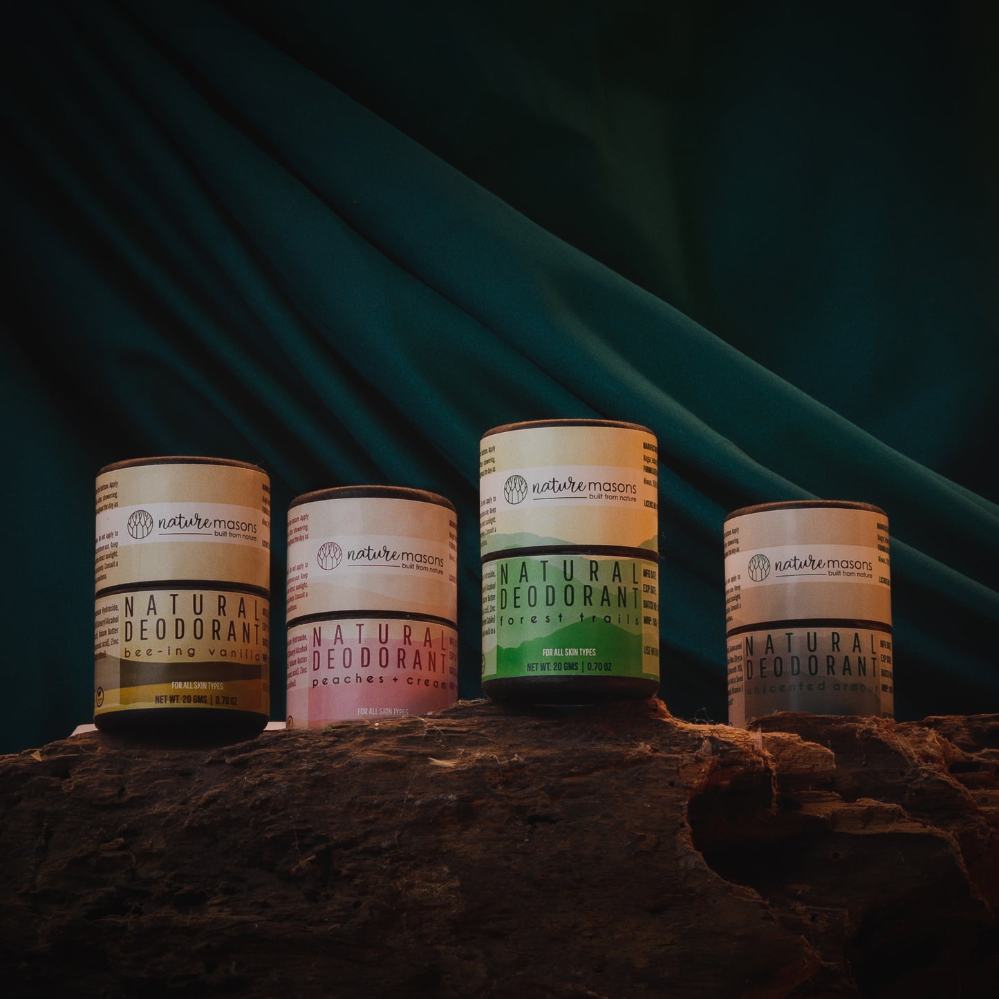 Natural Deodorant - Fragrance Set (Trial pack of 4)