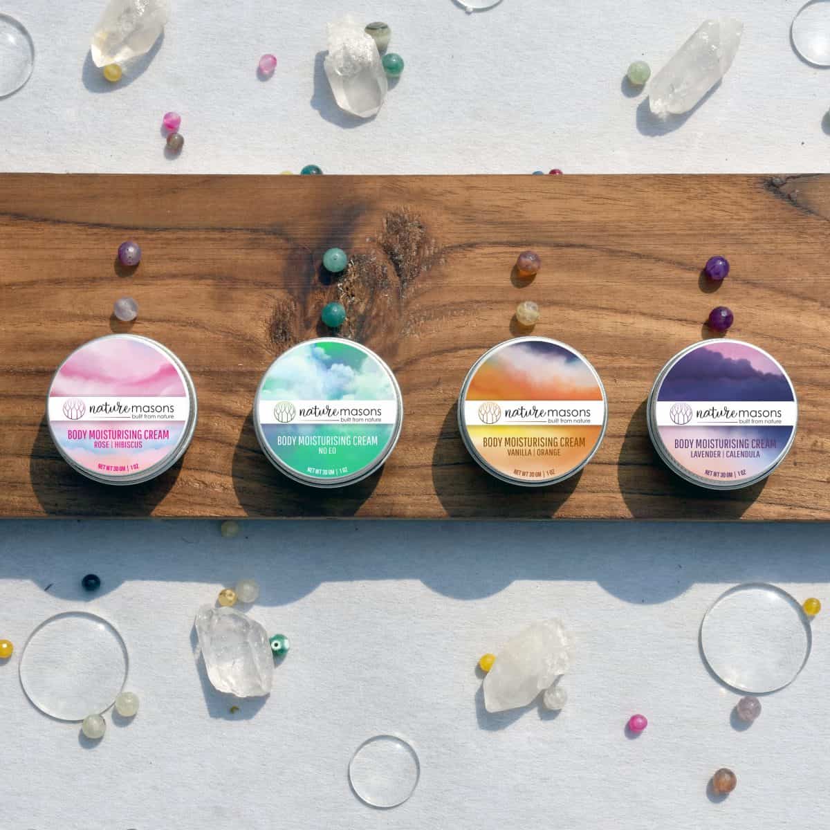 Body Moisturising Creams (Set of 4) The Nature Masons