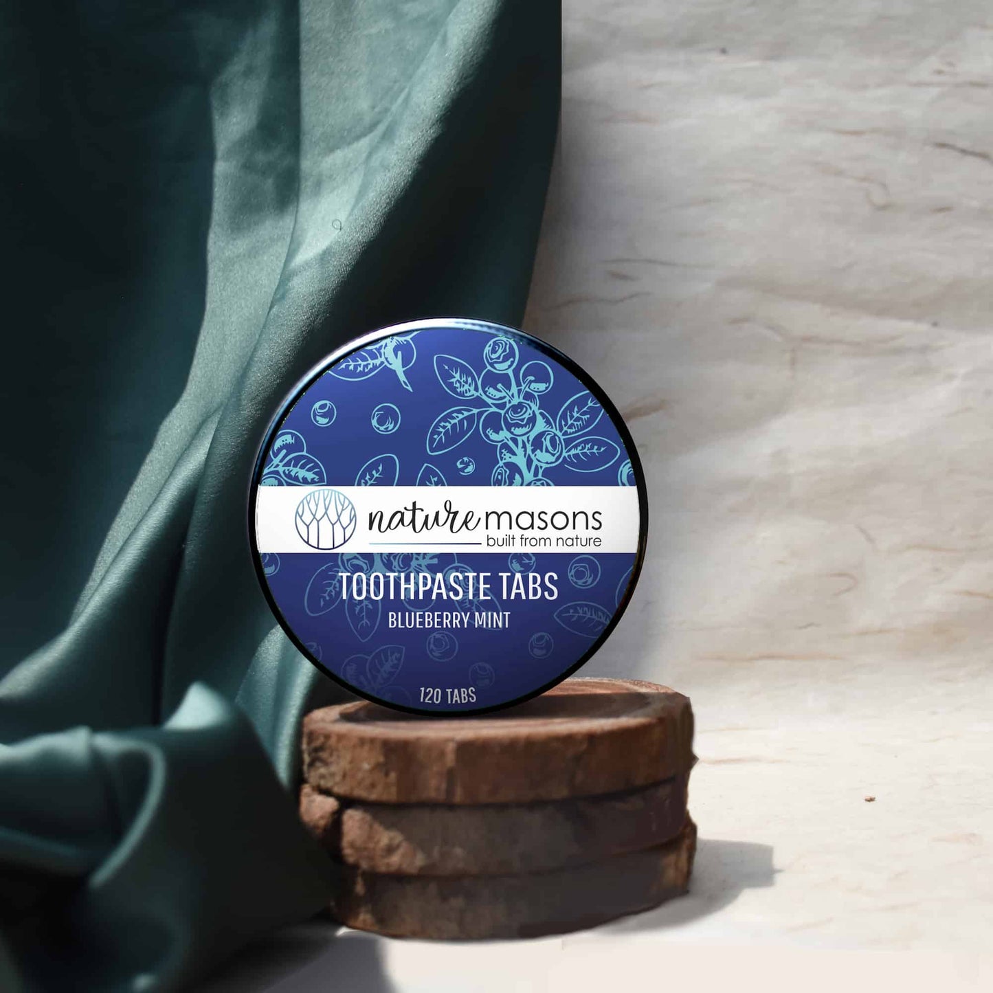 Toothpaste Tablets - Blueberry Mint The Nature Masons