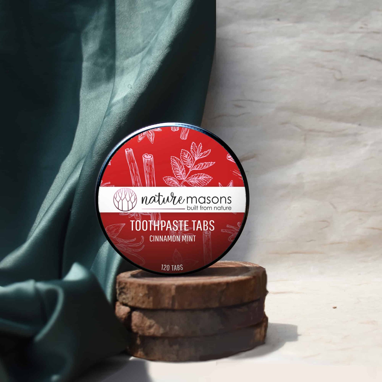 Toothpaste Tablets - Cinnamon Mint The Nature Masons