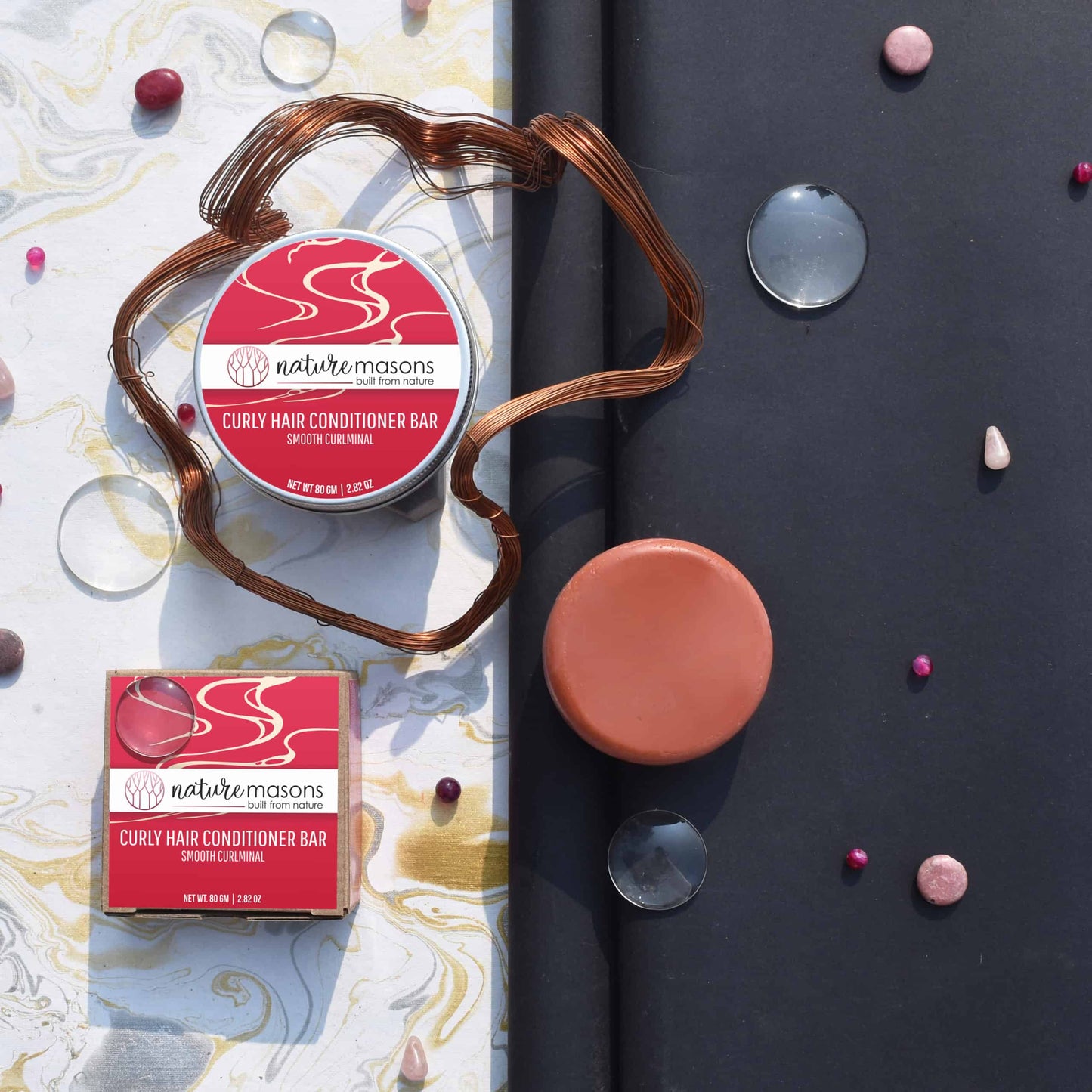 Smooth Curlminal - Curly Hair Conditioner Bar The Nature Masons