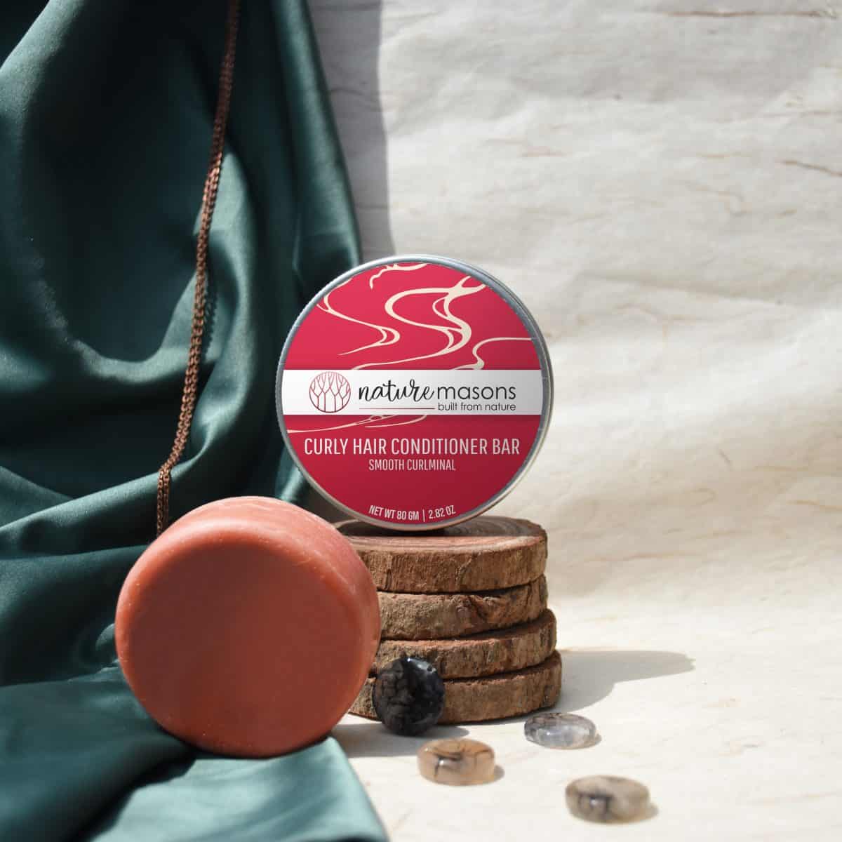 Smooth Curlminal - Curly Hair Conditioner Bar The Nature Masons