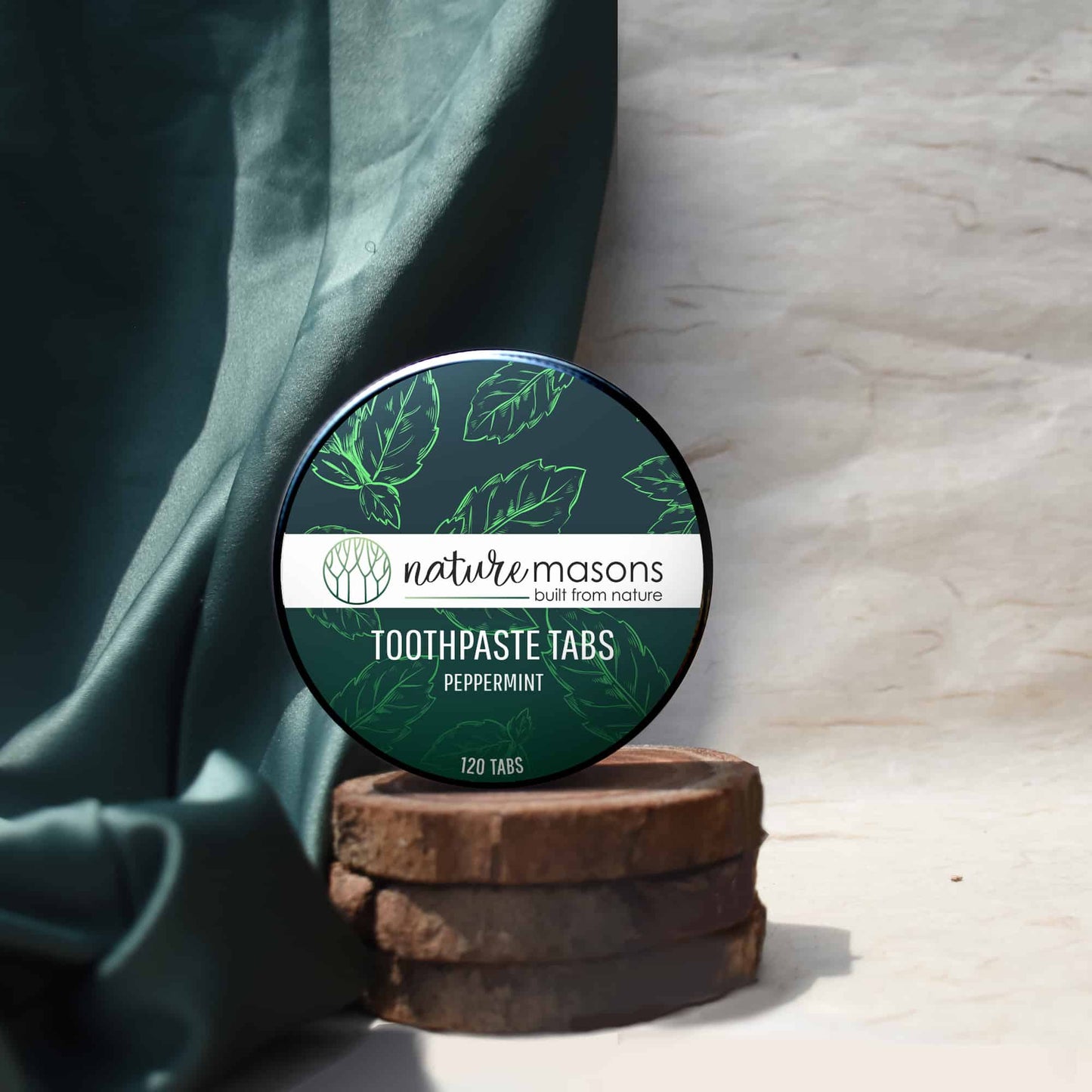 Toothpaste Tablets - Peppermint The Nature Masons