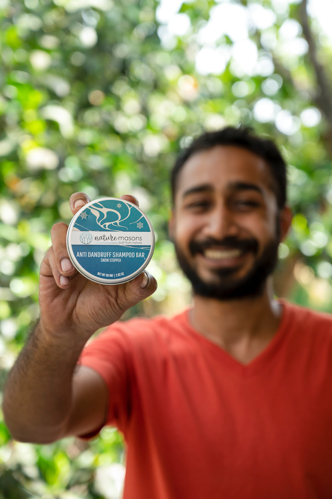 Snow Stopper - Anti Dandruff Shampoo Bar (Sulphate Free) The Nature Masons