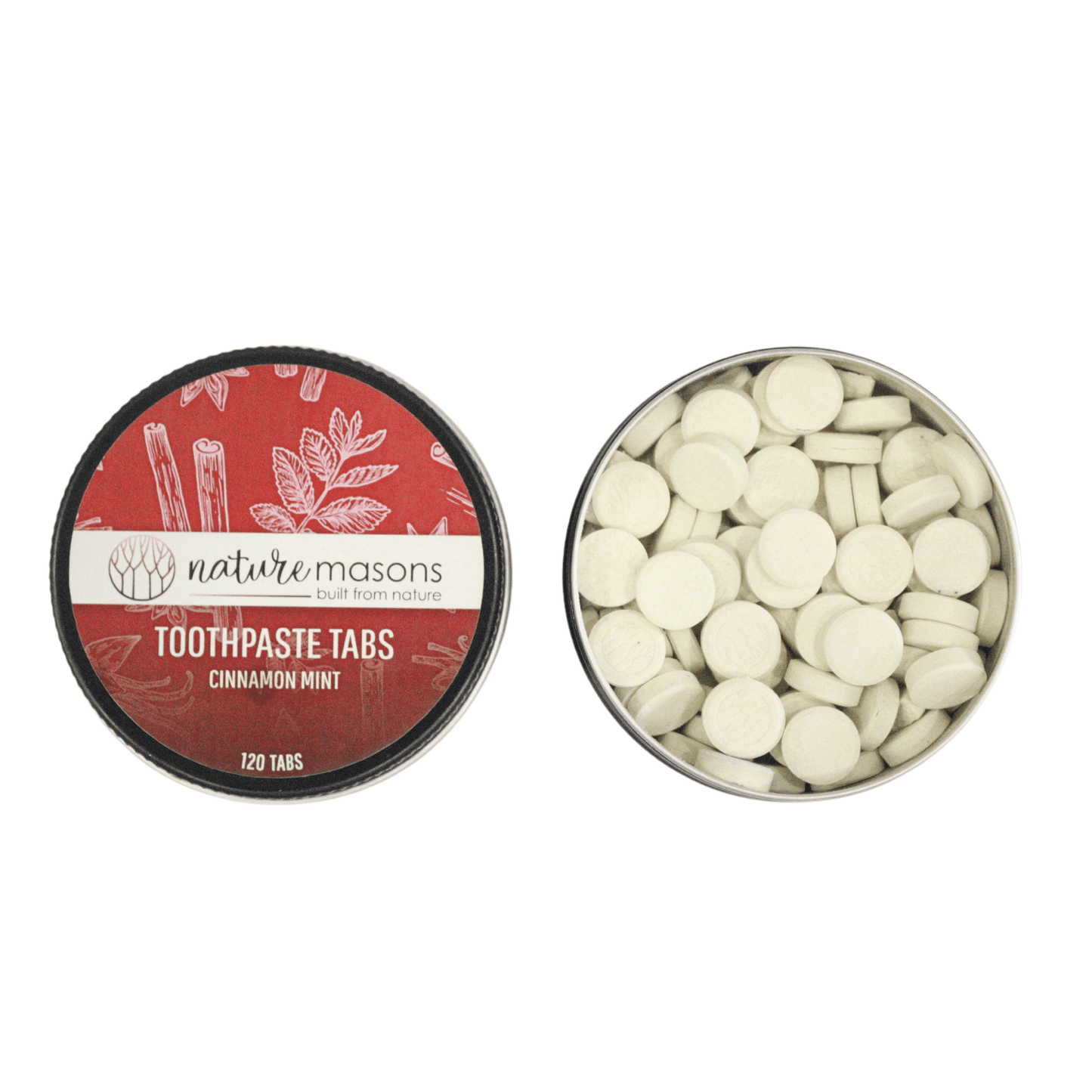 Toothpaste Tablets - Cinnamon Mint The Nature Masons