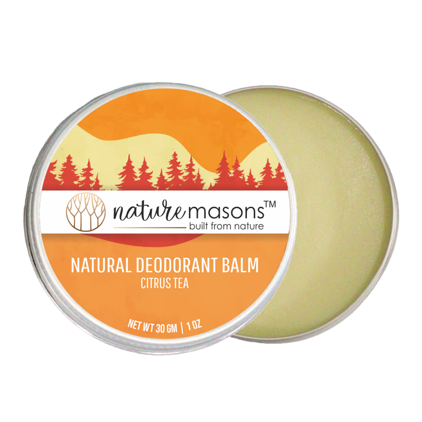 Citrus Tea - Natural Deodorant The Nature Masons