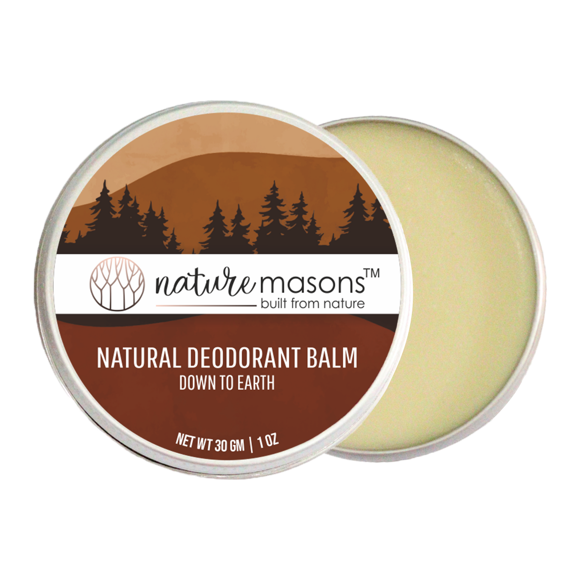 Down to Earth - Natural Deodorant The Nature Masons