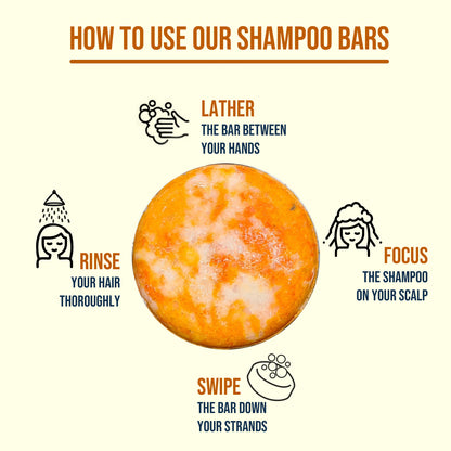 Grow Bro - Hair Loss Shampoo Bar (Sulphate Free) The Nature Masons