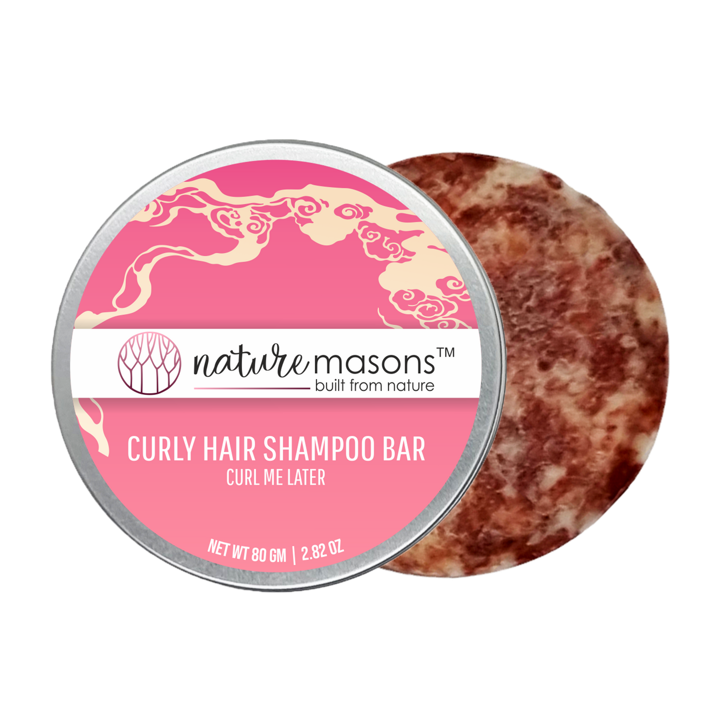 Curl Me Later - Curly Hair Shampoo Bar (Sulphate Free) The Nature Masons