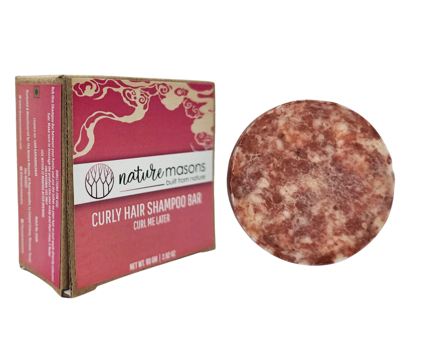 Smooth Curlminal - Curly Hair Conditioner Bar The Nature Masons