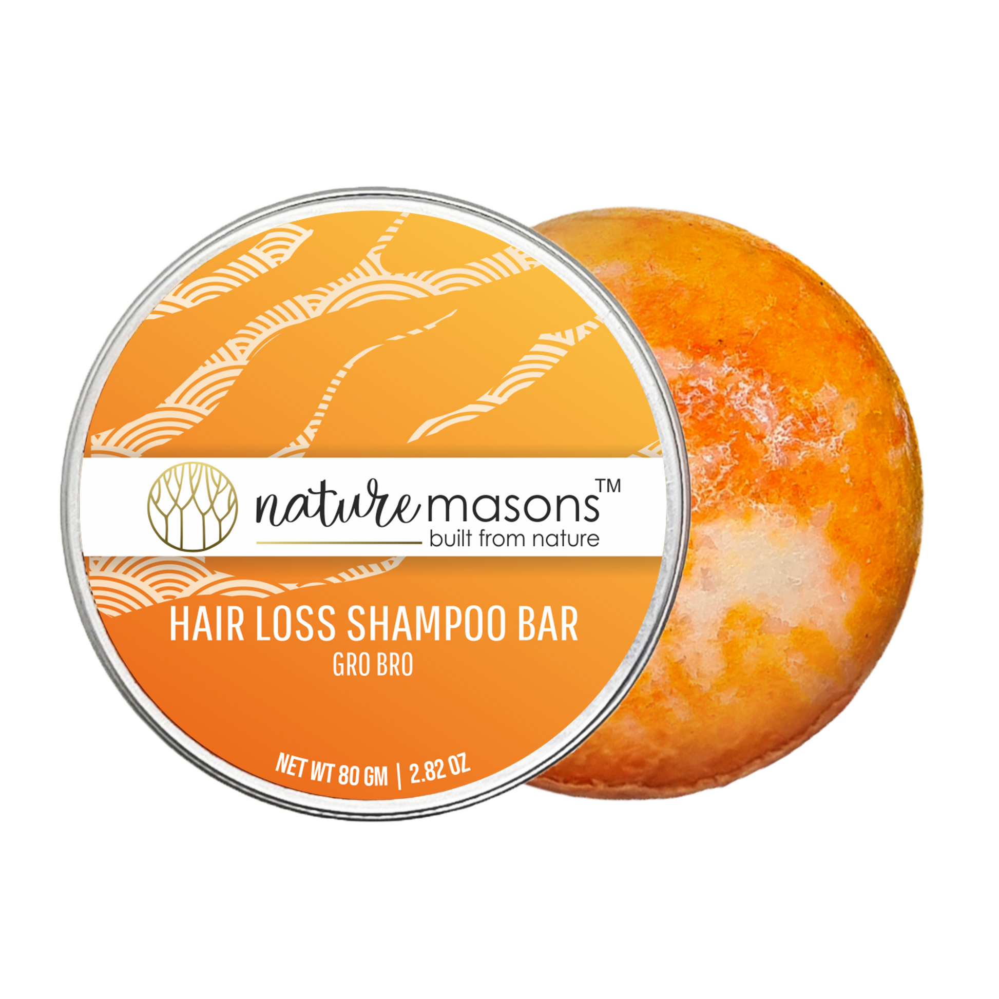 Grow Bro - Hair Loss Shampoo Bar (Sulphate Free) The Nature Masons