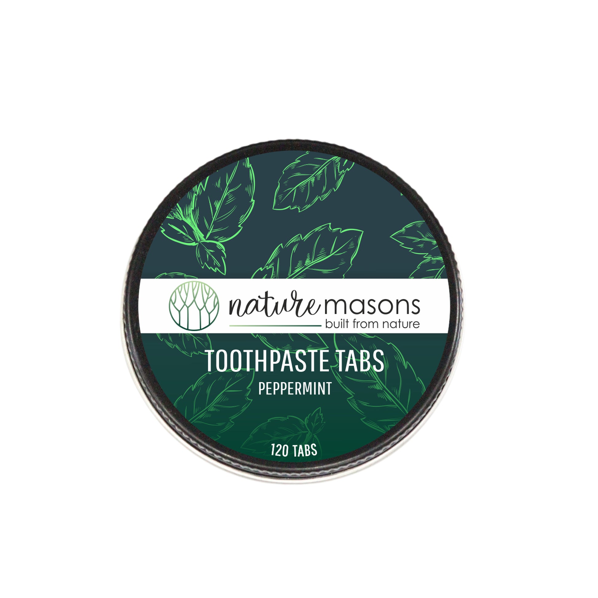 Toothpaste Tablets - Peppermint The Nature Masons