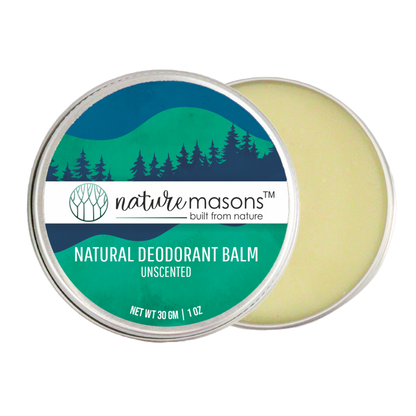 Unscented Natural Deodorant Balm The Nature Masons